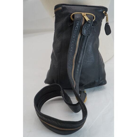 Frye Black Leather Backpack - Picture 9 of 11